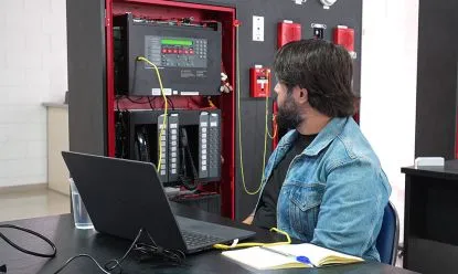 Diagnóstico de laço endereçável instável sem retrabalho