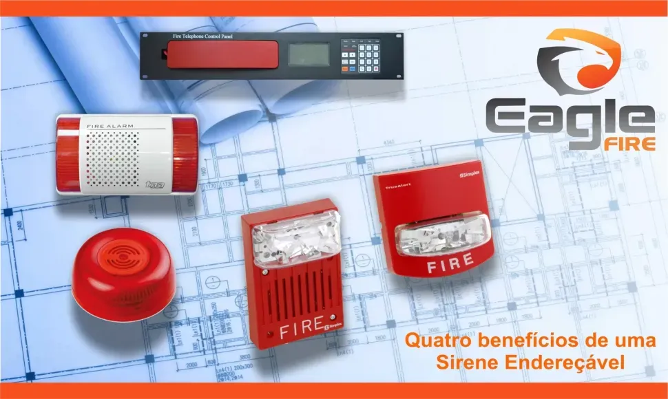 Quatro benefícios de uma Sirene Endereçável