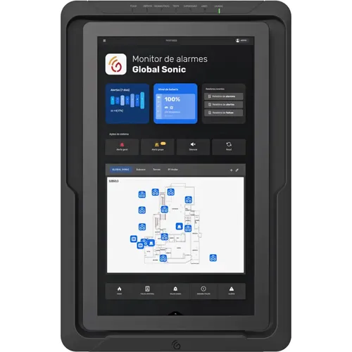 Central De Alarme de Incêndio Wireless - Global Sonic