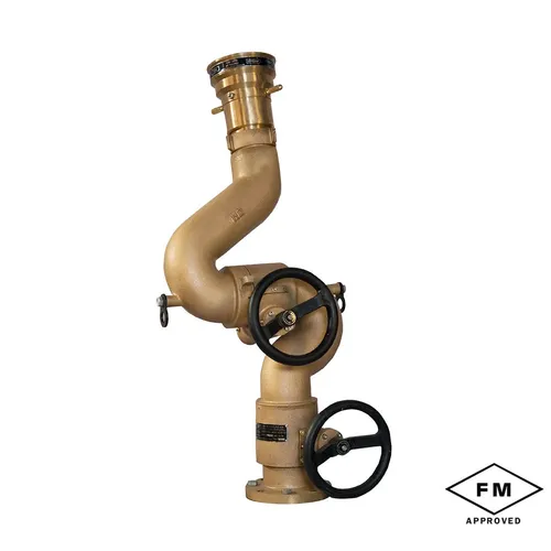 Canhão Monitor VAJRA 433 FL 4pol Bronze FM com Nozzle VARSHA-50